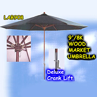 Wood Umbrella, Beach Umbrella, Garden Umbrella