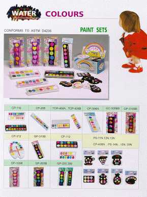 Water Colours And Paint Sets