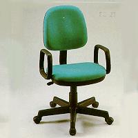 Office Chairs With Gas Lift, Nylon Base And Pe Arms
