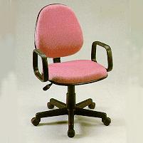 Office Chairs With Gas Lift, Nylon Base And Pe Arms