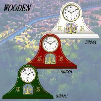 Wooden Table / Desk Clock ( Rotary Pendulum )