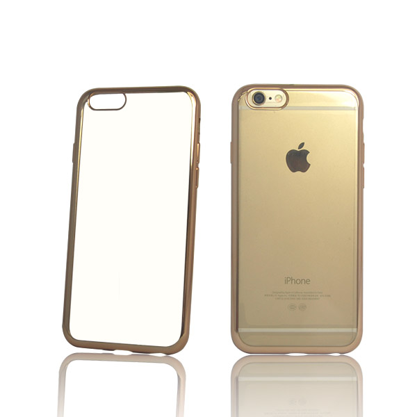 Golden clear phone case