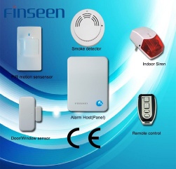 Home security alarm system based on 868MHZ technolgy