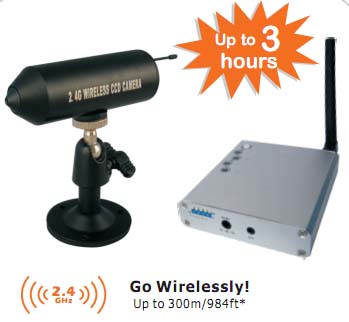 Handheld Mini Wireless Camera Kit for Security or Monitoring
