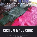 Genuine Siamensis Crocodile Leather Skins. Wholesale from Thailand factory