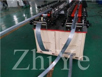Iron Roofing sheet storage rack upright shelf roll forming machine manufacturer