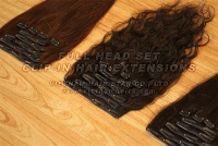 High Quality Full Head set Remy Clip-in Hair Extensions - vnh005
