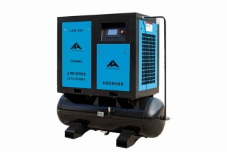 Industrial screw air compressor with servo motor inverter energy saving - APM-40A