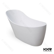 Elegant solid surface freestanding nice bathroom bathtub