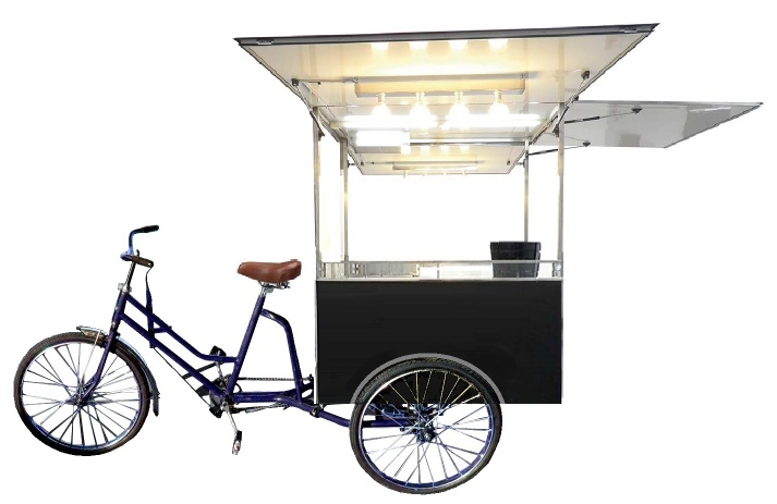 Gelato Ice-cream Bike Cart Electric Motor Bike