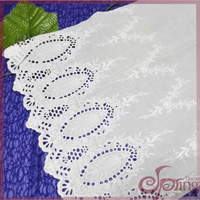 Exquisite cotton embroidery lace fabric