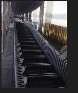Steel Cord rubber sidewall  conveyor belt used transport the crushed stone