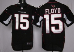 NFL Nike Arizona Cardinals 15#Floyd Elite Black Jersey