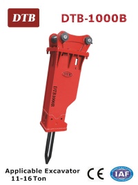 Silenced DTB-1000B Hydraulic Breaker for 11-16 ton excavator