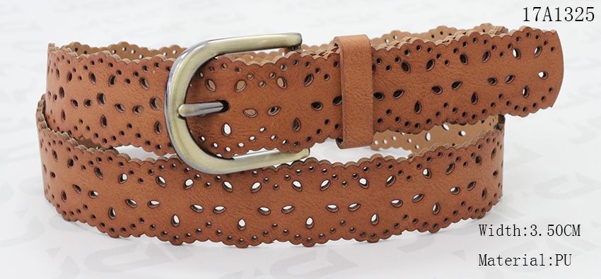 Fashion belt with punching,Various colors can be customed.