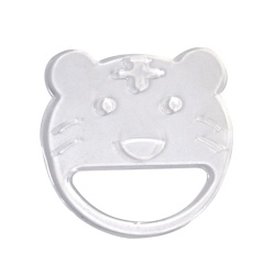 Wholesale Price China Factory Direct Bpa Free Animal Shape Soft Transparent Silicone Baby Teether