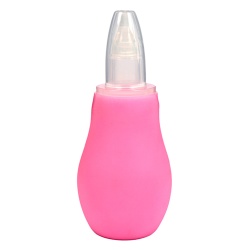 Hot sale baby care product soft silicone baby nasal aspirator for nose cleaning