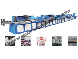 High Precision Automatic Elastic Tape Vertical Screen Printing Machine
