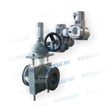 Electric Actuated Pinch Valve with Electronic Positioner - FCE-EO