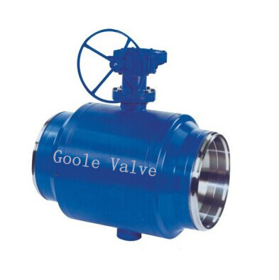 Full welded ball valve