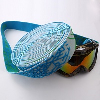 jacquard ski goggle elastic band