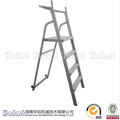 Safe and reliable multipurpose aluminum folding step ladder