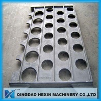 static casting tube sheet and pipe fitting