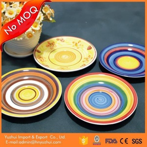 China alibaba wholesale ceramic plate,restaurant used ceramic plate,hand made ceramic plates