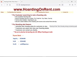 http://hoardingonrent.com/ Marketplace for Advertising, Hoardings and OOH. - http://hoardingonren