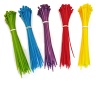 Nylon 66 Colorful Plastic Self Locking flexible Cable Tie - HY2.5*80-12*900