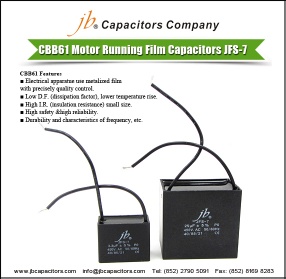 jb CBB61 Motor Running Film Capacitors JFS-7 Wire and Box Type - Film Capacitors