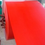 red coated aluminum coil with PVC film