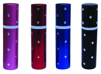 Lipstick Style Self-defense Flashlight Torch High-power Impact Security Set