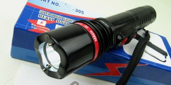 305  Self-defense Flashlight Torch High-power Impact Security Set