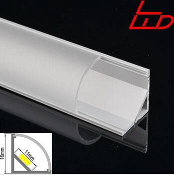 Corner led aluminum  profile for led strip light