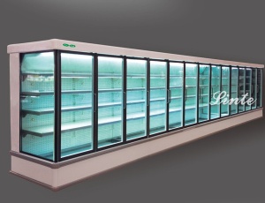 supermarket refrigerator showcase with glass door/glass door multideck display freezer