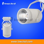 Hot sale factory price dimmable and non-dimmable 30w cob led track light, lowcled led track lighting, track light led