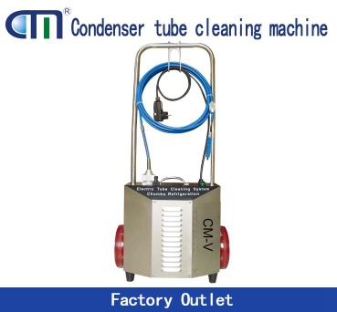 Portable Heat Exchanger tube cleaner CM-V for A/C chillers and condensors at factory price