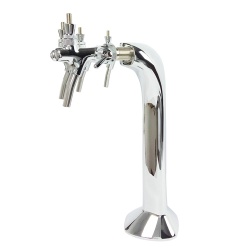 T 4 taps beer brewery column with flow control tap - 1236