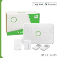Wireless ip based home automation alarm system S1 with remote motion detectors for burglar alarms