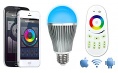 smart led bulb wireless home lighting bulb 9w rgbw led bulb