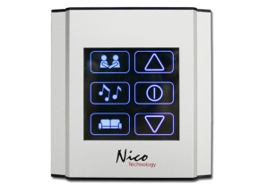 LED Touch Panel Keypad Thermostat