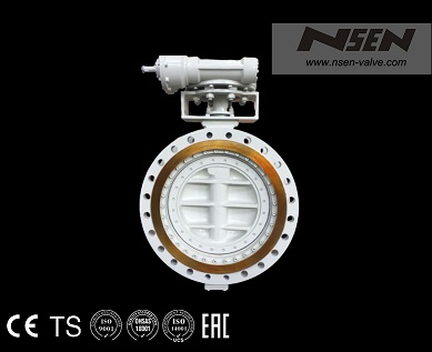 flange connection zero lekage performance metal to metal butterfly valve