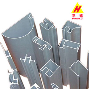 China aluminium profile extrusion manufacturer Pinglu supplies Anodized Aluminium Alloy Profile, 6061, 6063, 6060, Temper T4, T5, T6, White, Black Colors.