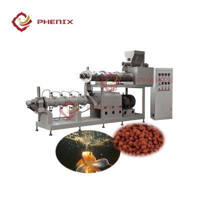 automatic floating fish feed extruder making machine production line