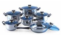 12pcs cookware set stainless steel