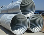 Integral corrugated metal pipes