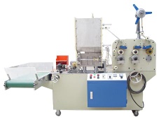 Drinking straw extruding making bending packing wrapping machine