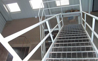 stair treads, perforated stair treads