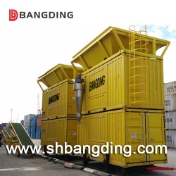 50KG BANGDING movable port containerized weighing and bagging machine